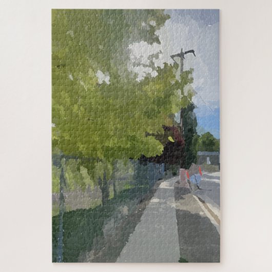 Auf dem Weg zum Rätsel Puzzle (Vertikal)