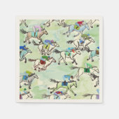 Auf dem Weg zum Rennpapier Napkin Serviette (Vorderseite)