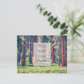 Auf dem Weg zum Wald | Postkarte (Stehend Vorderseite)