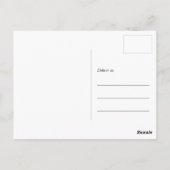 Auf dem Weg zum Wald | Postkarte (Rückseite)