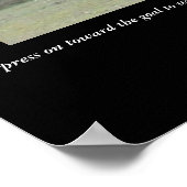 Auf dem Weg zum Zielplakat Poster (Ecke)