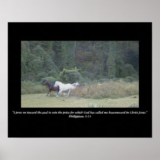 Auf dem Weg zum Zielplakat Poster