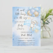 Auf dem Weg zur Babydusche ist ein süßer kleiner H Einladung (Stehend Vorderseite)