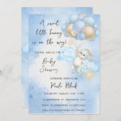 Auf dem Weg zur Babydusche ist ein süßer kleiner H Einladung (Vorne/Hinten)