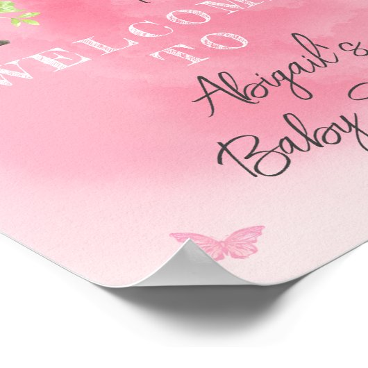 Auf dem Weg zur Babydusche ist ein süßer kleiner H Poster (Ecke)