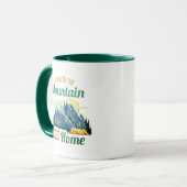 Auf dem Weg zur Berglandschaft Tasse (Vorderseite Links)