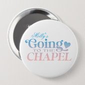 Auf dem Weg zur Kapelle - Custom Bride Design Button (Vorne & Hinten)
