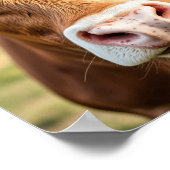 Auf dem Weg zur Rinderhütte Poster (Ecke)