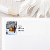 Auf dem Weg zur Schule im Winter (Insitu)