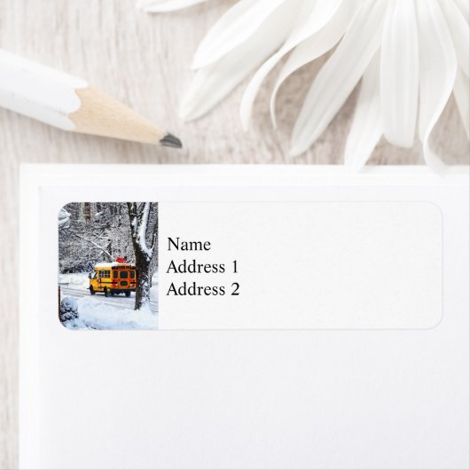 Auf dem Weg zur Schule im Winter (Insitu)