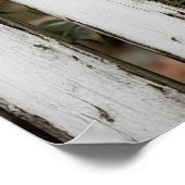 Auf dem Zaun Poster (Ecke)