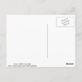 Auf dem Zaun Postkarte (Rückseite)