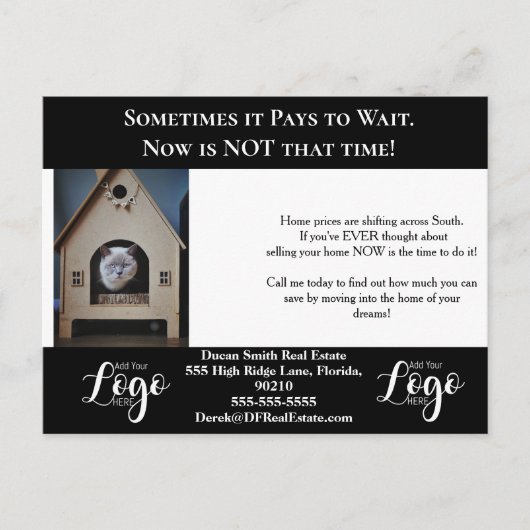 Auf dem Zaun Real Anwesen Postkarten Flyer (Vorderseite)