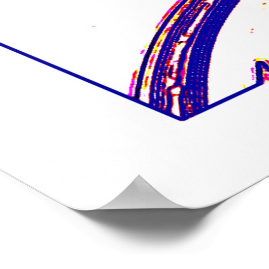 Auf den Aero-Bars Poster (Ecke)