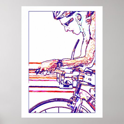 Auf den Aero-Bars Poster (Vorne)