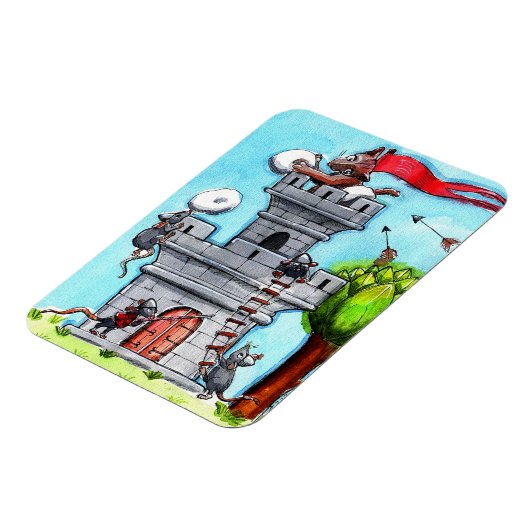 Auf den Angriff! Magnet (Linke Seite)