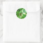 Auf den Aufklebern für Honeysuckle Runder Aufkleber (Tasche)
