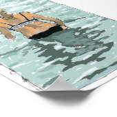 Auf den Bahamas. Poster (Ecke)