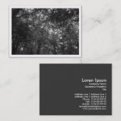 Auf den Bäumen, Mini-Foto Visitenkarte (Vorne/Hinten)