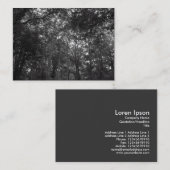 Auf den Bäumen, Mini-Foto Visitenkarte (Vorne/Hinten)