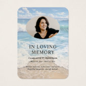 Auf den BeachMemorial Gebet-Fotokarten (Vorderseite)