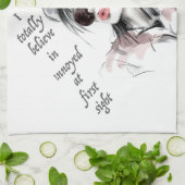 auf den ersten Blick verärgert Geschirrtuch (Gefaltet)