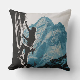 Auf den Felsen klettern Kissen