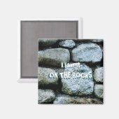 Auf den Felsen Magnet (Vorderseite/Rückseite)