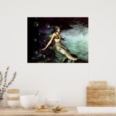 Auf den Felsen Poster (Küche)