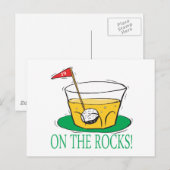 Auf den Felsen Postkarte (Vorne/Hinten)