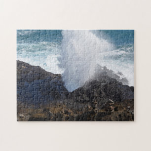 Auf den Felsen springen Puzzle