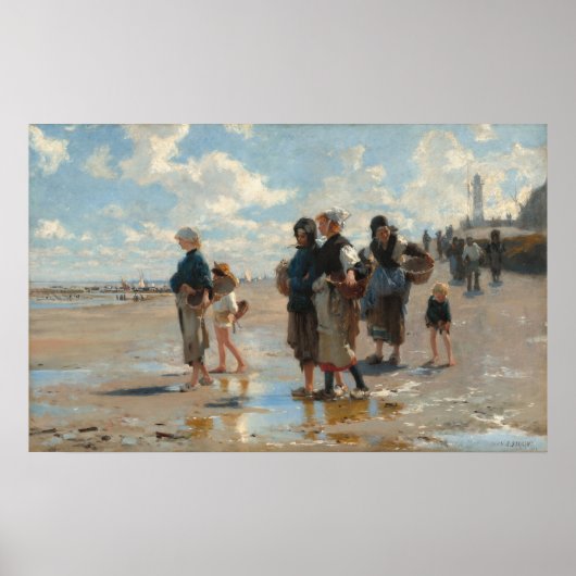 Auf den Fisch gehen - John Sargent Fine Art Poster (Vorne)