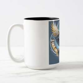 Auf den Flügeln des Glaubens Zweifarbige Tasse