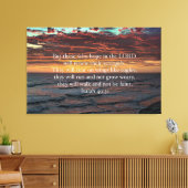 Auf den Flügeln von Adlern - Isaiah 40:31 Leinwanddruck (Insitu (Wohnzimmer))