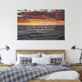 Auf den Flügeln von Adlern - Isaiah 40:31 Leinwanddruck (Insitu (Schlafzimmer))