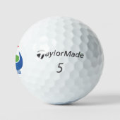 Auf den Green Custom Golf Balls Golfball (Logo)