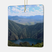 Auf den Gunnison River herabblickend Keramikornament (Links)