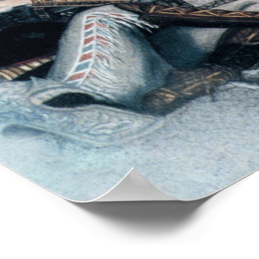 Auf den Höhen beobachten Poster (Ecke)