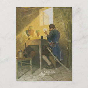 Auf den Karten in Cluny's Cage von NC Wyeth