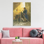 Auf den Karten in Cluny's Cage von NC Wyeth Leinwanddruck (Insitu (Wohnzimmer))