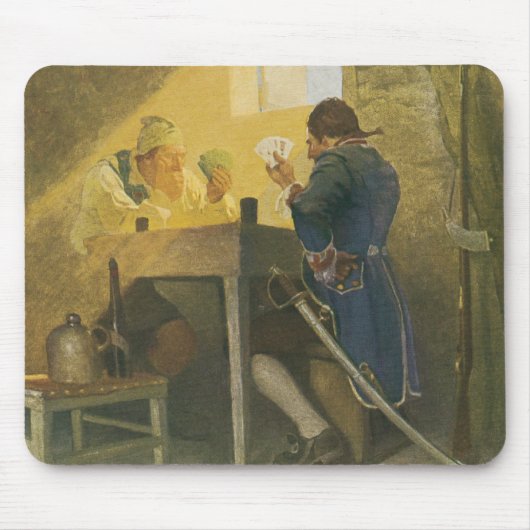 Auf den Karten in Cluny's Cage von NC Wyeth Mousepad (Vorne)