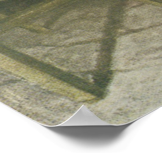 Auf den Karten in Cluny's Cage von NC Wyeth Poster (Ecke)