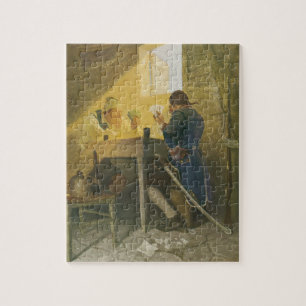 Auf den Karten in Cluny's Cage von NC Wyeth Puzzle