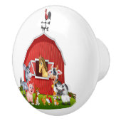 Auf den Knochen der Keramik des landwirtschaftlich Keramikknauf (Rechts)