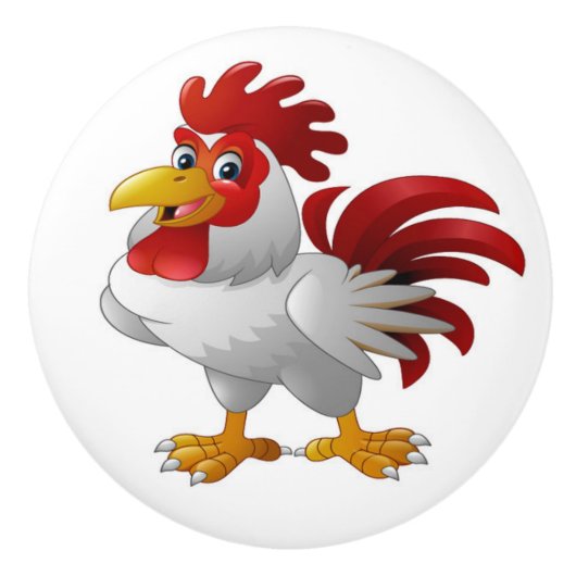 Auf den Knochen der Keramik des landwirtschaftlich Keramikknauf (Vorderseite)