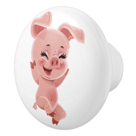 Auf den Knochen der Keramik des landwirtschaftlich Keramikknauf (Rechts)