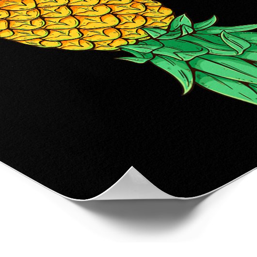 Auf den Kopf Ananas runter für Shenanigans Funny S Poster (Ecke)