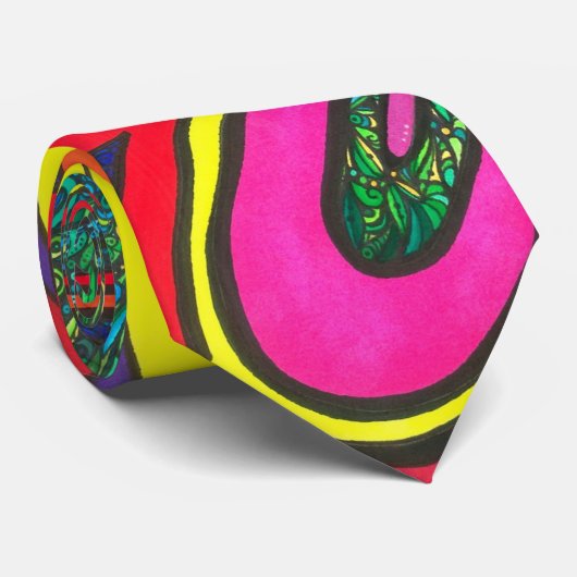 Auf den Kopf gestellte Krawatte (Gerollt)