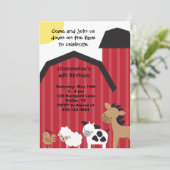 Auf den landwirtschaftlichen Einladungen (Stehend Vorderseite)