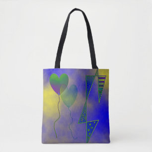 "Auf den Mond mit Liebe" Totbeutel Tasche